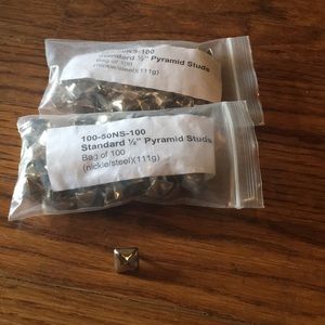 180 pyramid studs 1/2 inch